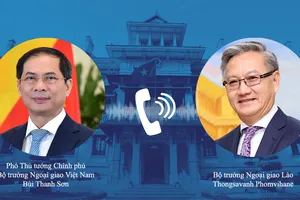 Bộ trưởng Bộ Ngoại giao Việt Nam và Bộ trưởng Bộ Ngoại giao Lào hội đàm trực tuyến