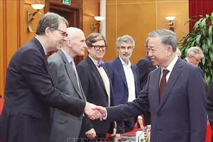 Tổng Bí thư Tô Lâm tiếp các nhà khoa học quốc tế dự Lễ trao Giải thưởng VinFuture 