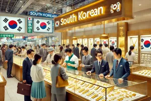 Hàn Quốc khan hiếm vàng