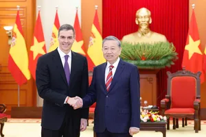 Tổng Bí thư Tô Lâm tiếp Thủ tướng Tây Ban Nha