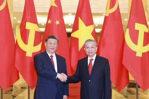 Chùm ảnh: Tổng Bí thư Tô Lâm và Tổng Bí thư, Chủ tịch nước Trung Quốc Tập Cận Bình hội đàm 