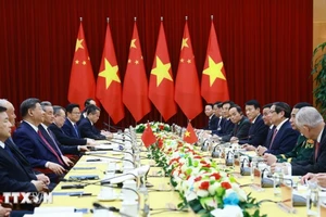 Thủ tướng Phạm Minh Chính hội kiến Tổng Bí thư, Chủ tịch nước Trung Quốc Tập Cận Bình