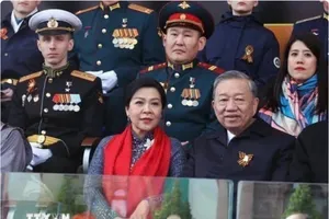 Tổng Bí thư Tô Lâm dự Lễ duyệt binh kỷ niệm 80 năm Ngày Chiến thắng tại Nga