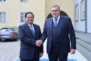 Thủ tướng Phạm Minh Chính hội kiến Chủ tịch Quốc hội Estonia
