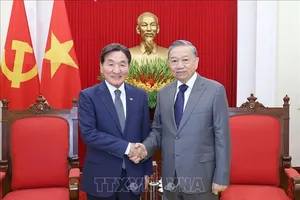 Tổng Bí thư Tô Lâm tiếp Đặc phái viên của Tổng thống Hàn Quốc Lee Jae Myung