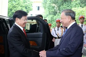 Tổng Bí thư Tô Lâm hội kiến Tổng Bí thư, Chủ tịch nước Lào Thongloun Sisoulith