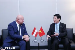 Chủ tịch nước Lương Cường gặp lãnh đạo Áo, Paraguay và Tajikistan tại Mỹ