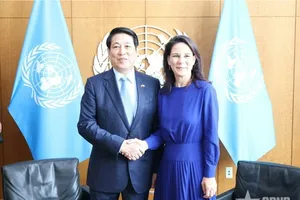 Chủ tịch nước Lương Cường gặp Chủ tịch Đại hội đồng Liên hợp quốc và Tổng thống Iraq