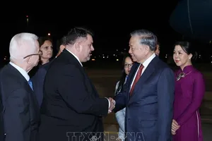 Tổng Bí thư Tô Lâm và Phu nhân bắt đầu thăm chính thức Bulgaria