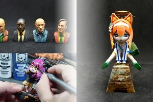 Chàng trai 'hô biến' bản in 3D thành nhân vật hoạt hình sống động