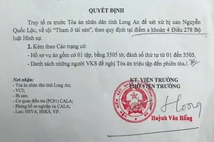 Truy tố cựu kế toán trưởng tham ô hơn 1,7 tỉ đồng.