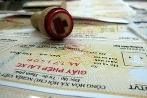 Làm giả giấy tờ xe ô tô mang đi cầm cố còn báo công an