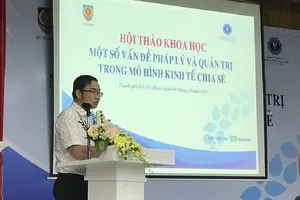 Mô hình kinh tế chia sẻ: Pháp lý và quản trị