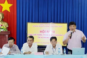 Bình Phước thông tin về ổ dịch bệnh sán dây ở huyện Bù Gia Mập