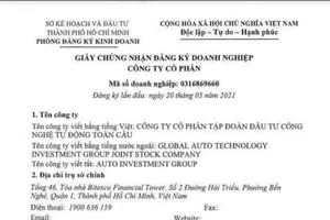 Vụ doanh nghiệp đăng ký vốn 500.000 tỉ: Đã rõ đây chỉ là con số ảo