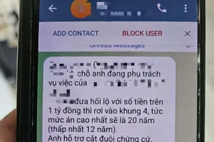 Cảnh báo chiêu thức lừa đảo tinh vi để chiếm đoạt tiền của người nhà bị can