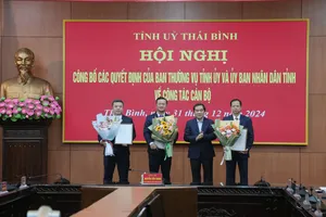 Phó Chánh Văn phòng UBND tỉnh Thái Bình làm Thư ký Bí thư Tỉnh ủy