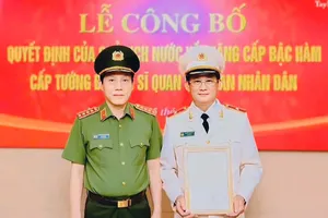 Giám đốc Công an tỉnh Tây Ninh được thăng cấp hàm Thiếu tướng
