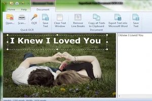 Dễ dàng trích xuất văn bản từ hình ảnh