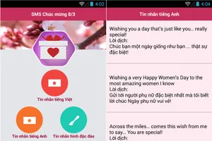 Gửi đi những lời nhắn yêu thương trong ngày 8-3