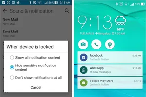 Ẩn các nội dung nhạy cảm trên smartphone