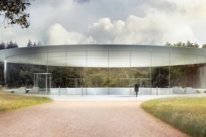 Cận cảnh trụ sở hình đĩa bay bí mật của Apple 