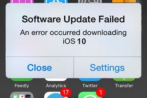 4 cách khắc phục lỗi không thể nâng cấp lên iOS 10