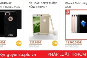 Nhiều mặt hàng giảm giá ảo 48% trong ngày Online Friday