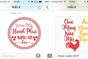 Mẹo gửi tin nhắn chúc tết cực đẹp trên iPhone