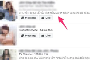 Lừa đánh cắp tài khoản bằng fanpage khiêu dâm