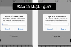 Xuất hiện chiêu trò đánh cắp tài khoản iCloud nguy hiểm