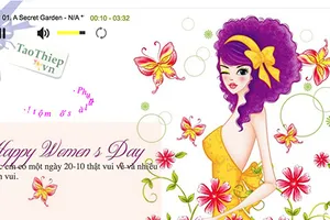 Cách tạo thiệp chúc mừng ngày 20-10 cực đẹp