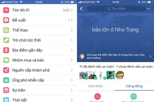 Cách kiểm tra sự an toàn của bạn bè trong bão Damrey