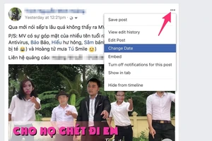 Facebook bất ngờ không cho phép xóa status đã đăng