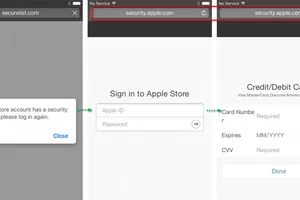 Phần mềm độc hại đánh cắp tài khoản Apple và Facebook
