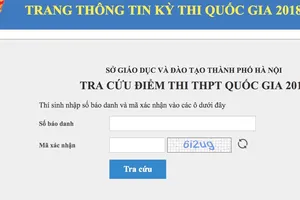 Cách tra cứu điểm thi THPT 2018 tại 63 tỉnh, thành