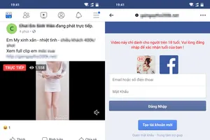 Mất tài khoản Facebook vì xem video khiêu dâm