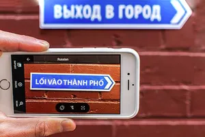 Cách dịch văn bản sang tiếng Việt bằng camera