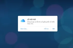 iCloud của Apple bất ngờ bị sập trên diện rộng
