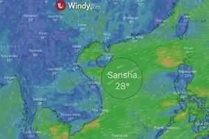  Ứng dụng thời tiết hiển thị sai tên quần đảo Hoàng Sa của VN