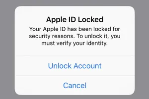 Cách mở lại Apple ID khi bị khóa