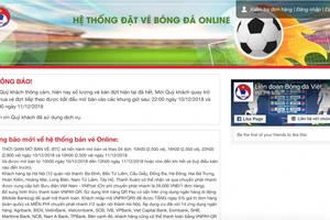 Cách mua vé online trận chung kết Việt Nam và Malaysia