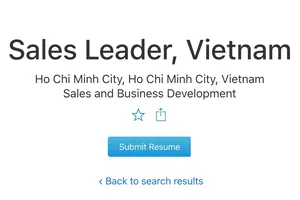 Apple bất ngờ tuyển trưởng phòng kinh doanh tại Việt Nam
