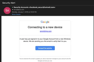 Chiêu lừa mới đánh cắp tài khoản Google, Facebook