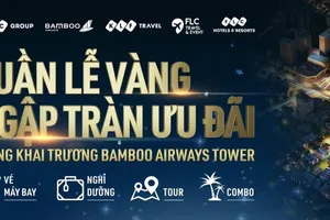 Tour du lịch 800 nghìn mừng khai trương Bamboo Airways Tower