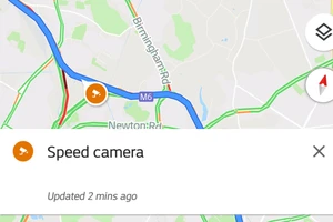 Google Maps cảnh báo các điểm bắn tốc độ trên đường