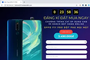 Danh sách 17 trang web bán điện thoại dỏm trên Internet
