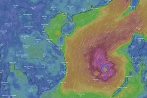 Đường đi của cơn bão số 6 (Nakri) trong vài ngày tới