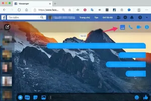 Cách cài đặt hình nền cho Messenger
