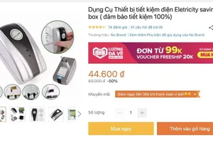 Mất tiền oan uổng vì những thiết bị tiết kiệm điện